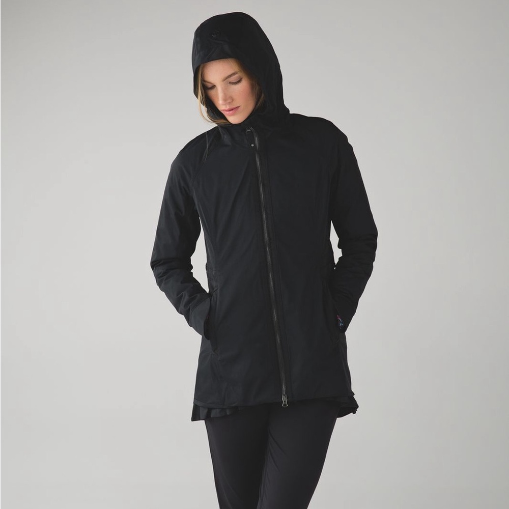Lululemon Four The Helluvit Jacket Black / Dandy Digie Multi Size 10